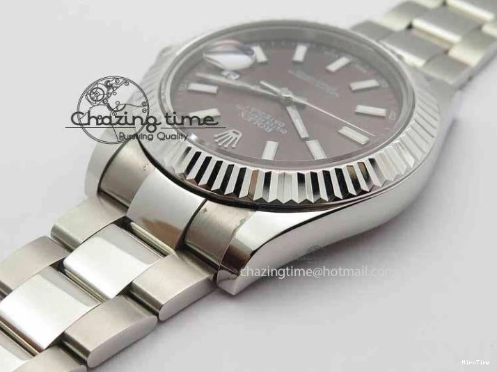 MiroTime 0325 Tailored DateJust II 41mm SS BP Maker Best Edition Dark Gray Dial On SS Bracelet SA 3735